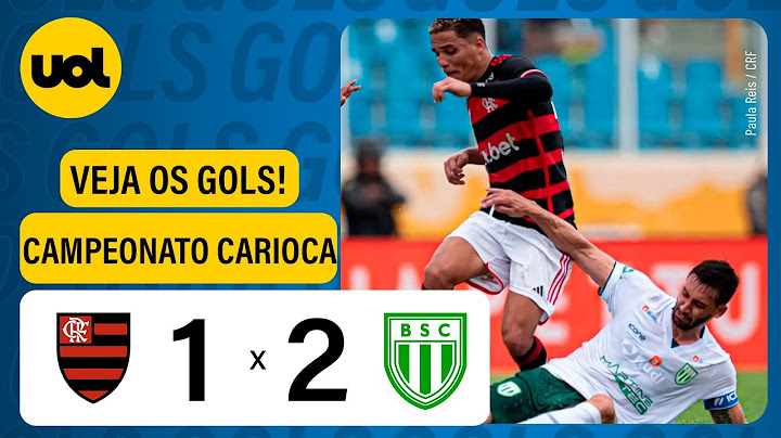 FLAMENGO 1 X 2 BOA VISTA RJ: CAMPEONATO CARIOCA, VEJA OS GOLS!
