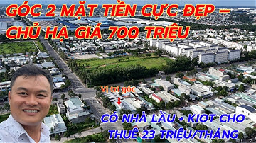 Góc 2 mặt tiền cực đẹp – Nhà lầu + Kiot cho thuê 23tr/tháng – Chủ hạ giá 700 triệu!– Trần Tín BĐS