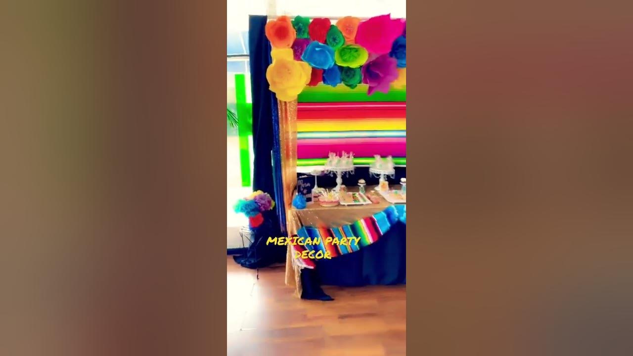 @MEXICAN PARTY @FIESTA MEXICANA@DECOR@DECORACION@FLORES DE PAPEL