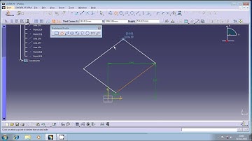 ORIENTED RECTANGLE PREDEFINED PROFILE IN CATIA SKETCHER