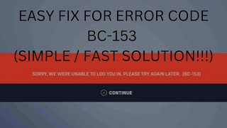 How To Fix Overwatch 2 Error Code BC-153 (Simple)