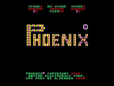 Phoenix emulator for the Amstrad CPC (16 colors) - YouTube