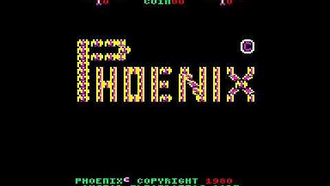 Phoenix emulator for the Amstrad CPC (16 colors)