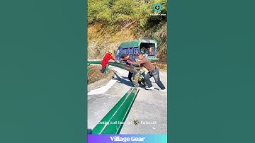 These Guys are Built DIFFERENT!💪Road Guardrail Installation is Absolutely NO JOKE #teamwork #strong