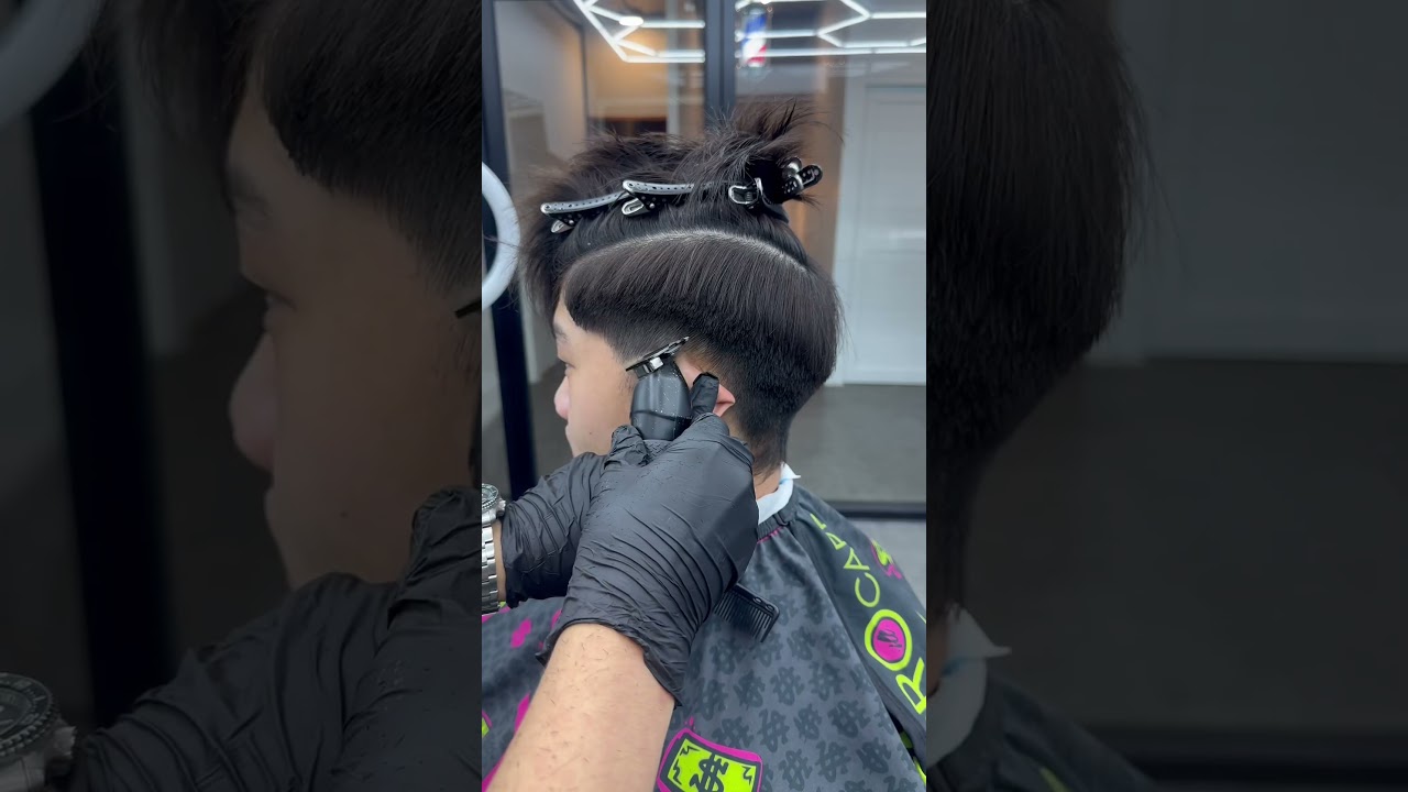 Textured fringe low drop fade🤩🔥 