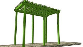 http://gardenplansfree.com/gazebo/grape-arbor-plans/ SUBSCRIBE for a new DIY video almost every day! Building a grape arbor is 