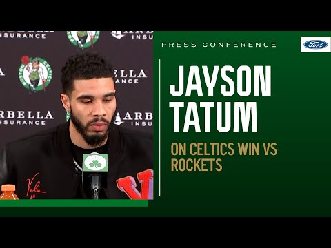 POSTGAME PRESS CONFERENCE: Jayson Tatum talks through ejection vs. Rockets