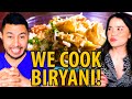 WE COOK BIRYANI! | Indian Cooking Vlog | Jaby Koay &amp; Achara Kirk!