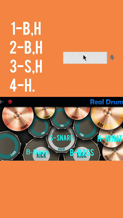 Real drum basic tutorial video #realdrum #shortvideo #subscribe #search