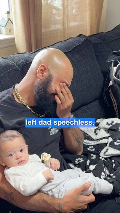 Daughter leaves dad speechless with powerful surprise 🥹
