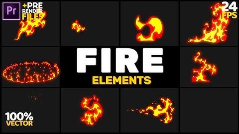 Fire Elements 3 Motion Graphics Templates