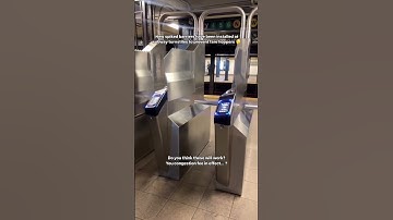 The MTA has started installing “modern fare gates” complete with spiked barriers that aim to stop