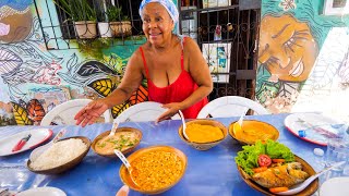 AfroBrazilian Street Food  GIANT FOOD TOUR + Boiling Moqueca + Acarajé in Salvador Bahia, Brazil!