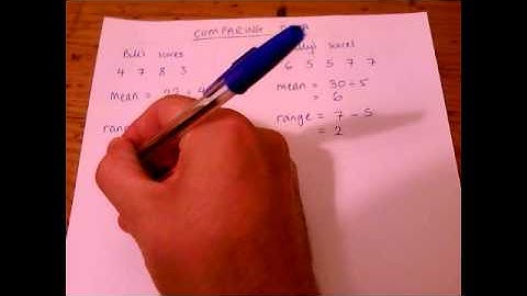 How to - compare data presented as lists