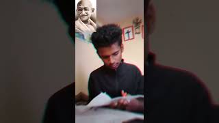 How To Paper Cut Face Mahatma Gandhi