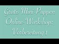 Vorbereitung für den GRATIS Workshop am 24./25 Februar:  Häkeln der Perücke für die Mini-Puppe