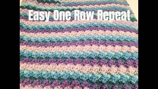 Blanket Stitch Crochet Tutorial – The Easiest One-Row Repeat for a Cozy, Beginner-Friendly Blanket
