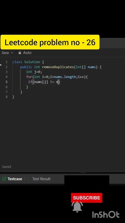 Remove duplicates from sorted array | Leetcode problem solving # ...