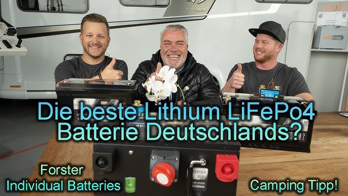 LiFePO4 Akku 270Ah 12.8V für Wohnmobil, Wohnwagen, Camping, Solaranlag –  CREABEST-DE