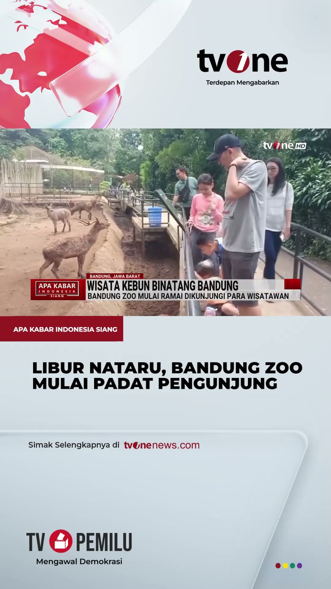 Bandung Zoo Mulai Ramai Dikunjungi Para Wisatawan | tvOne