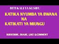BITI KALI YA SIFA KATIKATI YA MIUNGU KATIKA NYUMBA YA BWANA BITI KALI YA SIFA KATIKATI YA MIUNGU KATIKA NYUMBA YA BWANA