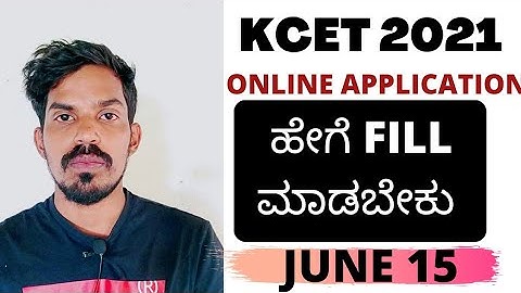 KCET 2021 ONLINE APPLICATION PREPARATION| HOW TO APPLY| JUNE 2021