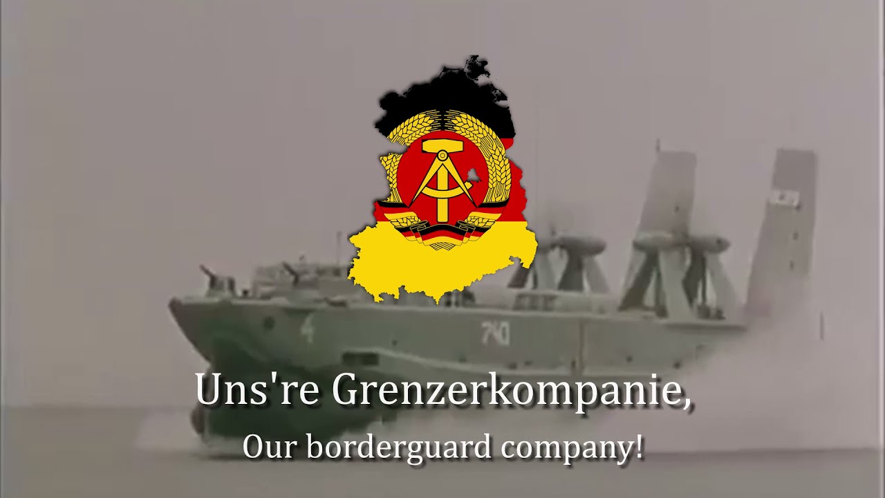 Die Grenzerkompanie - East German Borderguard Song | Music Video With Lyrics
