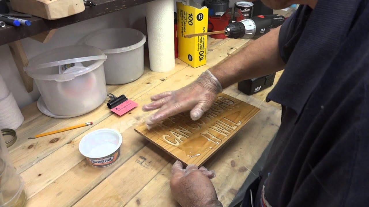 5 Minute Epoxy As Clear Coat Test YouTube