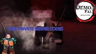 FREE PRIVATE SERVER CODES IN DEMON SLAYER UNLEASHED!(UPDATED) 