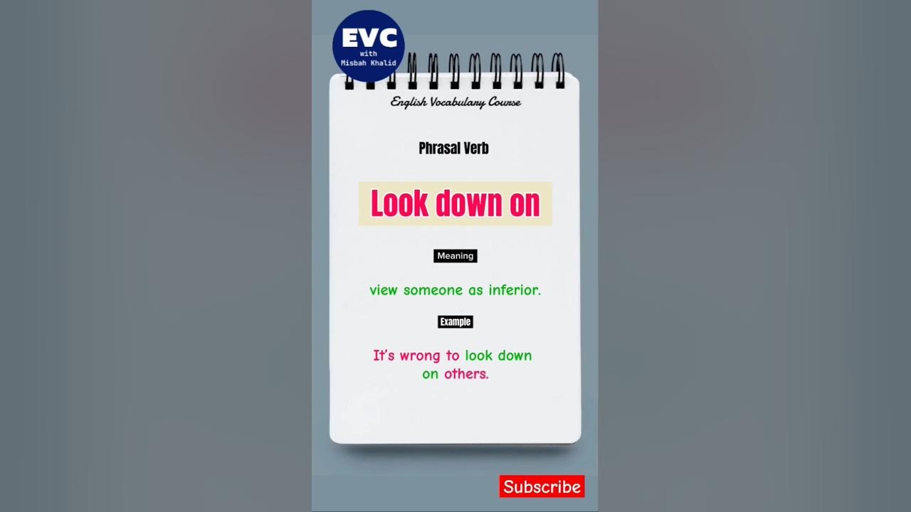 Look Down On Meaning With Example English Phrasal Verbs english look-down-on-meaning-with-example-english-phrasal-verbs-english
