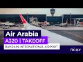 Air Arabia Air Bus A320 Bahrain International Airport Stunning Cloudy Takeoff