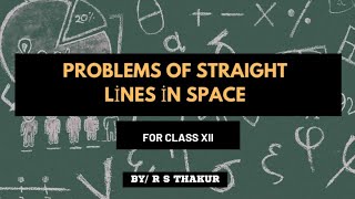 Shortest distance between two skew lines #cbse class 12th 3D geometry 