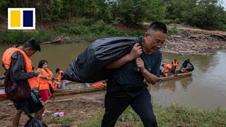 Chinese migrants cross US-Mexico border via risky route