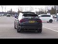 Extreme AUDI RSQ3 Launch control acceleration pop and bangs sound 💥 🍿 💥