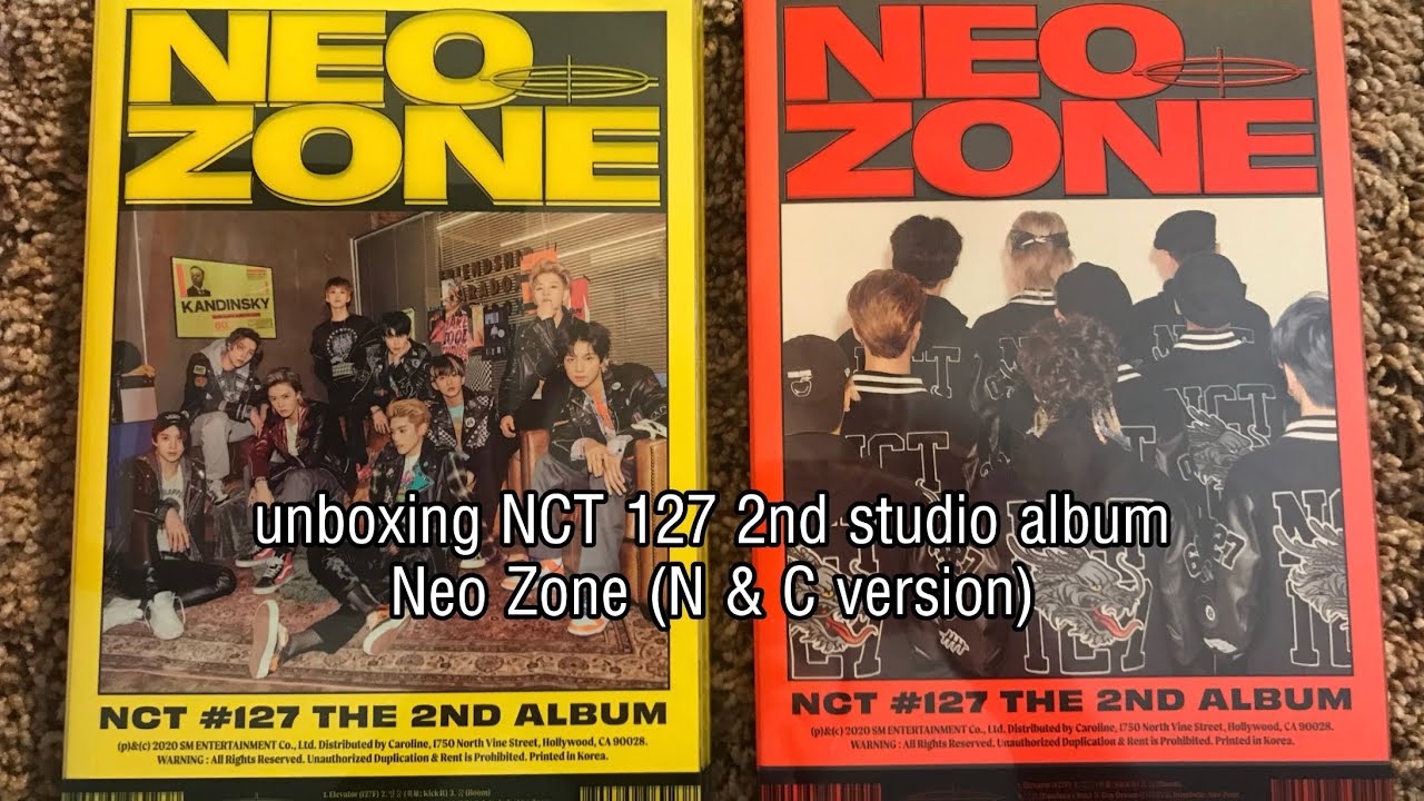 Unboxing NCT 127 2nd Studio Album Neo Zone (N & C version) - YouTube