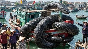 Chấn Động Vụ Ngư Dân Gặp Rắn Khổng Lồ Cứu Tàu Ở Biển Quy Nhơn