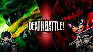 Death Battle: Izuku Midoriya vs Asta Staria (My Hero Academia vs Black Clover)