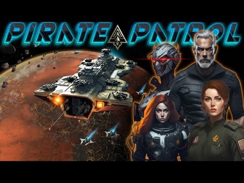 Comandando naves espaciales contra piratas - Pirate Patrol