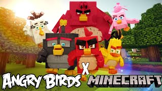 La colaboracion de angry birds y minecraft explicada(mas o menos)/Angry red