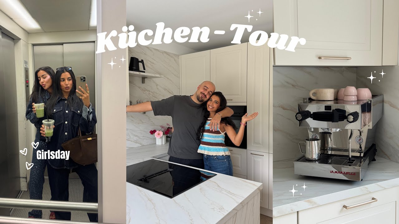 UNSERE TRAUMKÜCHE 😍✨💖 wir drehen euch eine ROOMTOUR | SARA & DOLUNAY 