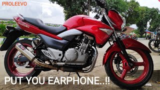 Suzuki Inazuma GW 250 Slip On Exhaust Sound (Suara Knalpot)