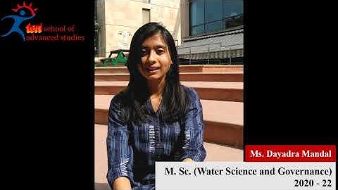 Ms. Dayadra Mandal, M.Sc. (WSG) explains how TERI SAS prepares one to be a water professional