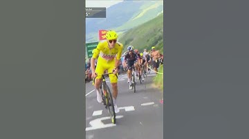 Pogacar takes flight 🚀 The Yellow Jersey attacks on the Puy Mary and drops his GC rivals 🤯