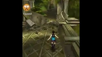 Lara Croft: Relic Run - Jungle Temple Boss - Kill Dinosaur with Dual Pistols