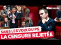 Refus de la motion de censure déposée par LFI, communistes et écologistes