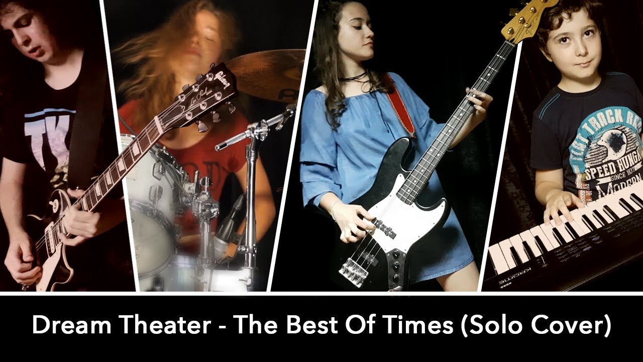 The Best Of Times (Guitar Solo); Dream Theater Cover by Andrei Cerbu,Teo Cerbu, Miruna & Sina