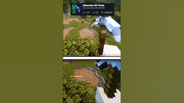 Minecraft BEST Tools: Alternate 3D Tools #shorts