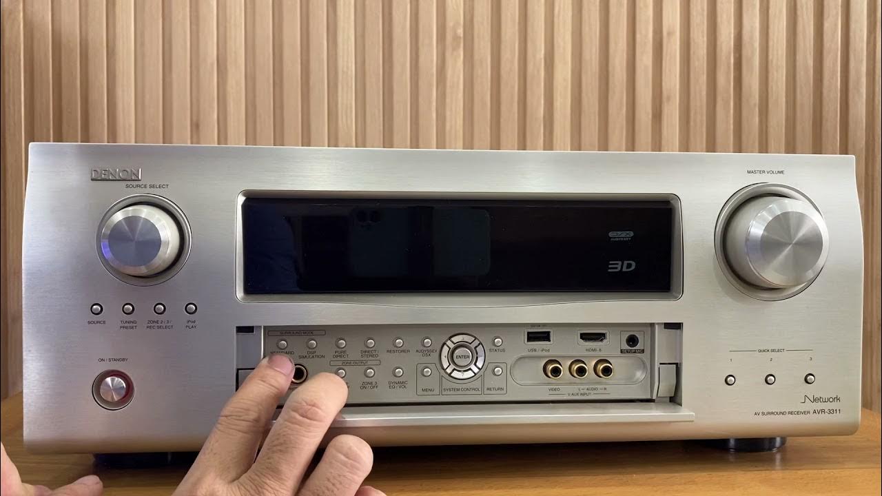 Reset Denon AVR3311 YouTube