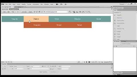 BÀI 3:MENU NGANG CẤP 2