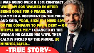 My Son Vanished For 6 Years — Then Walked In And Demanded 40% Of My Company To Pay His Debt